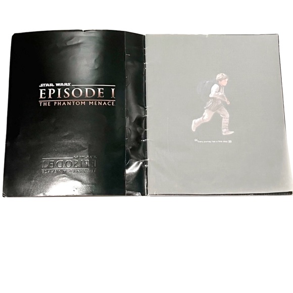 Vintage 1999 Star Wars Episode 1 Phantom Menace Lucasfilm Movie Collector Book - Picture 3 of 16
